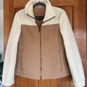 Women’s Pendleton Cream and Tan Teddy Jacket